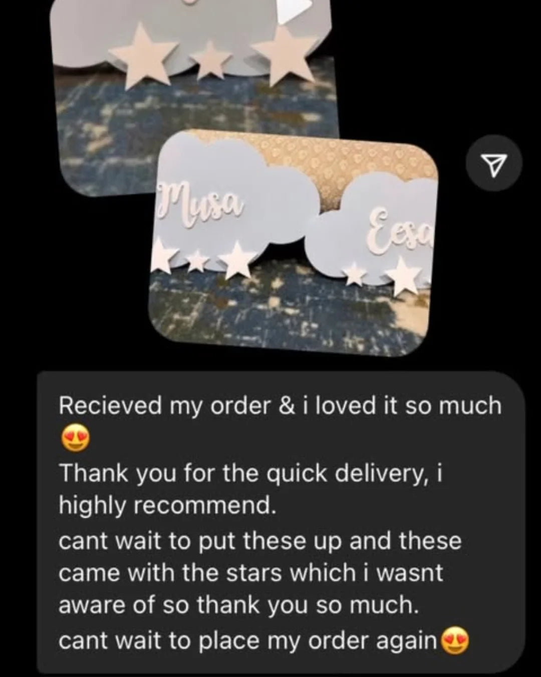 Customer review from The Holo Store