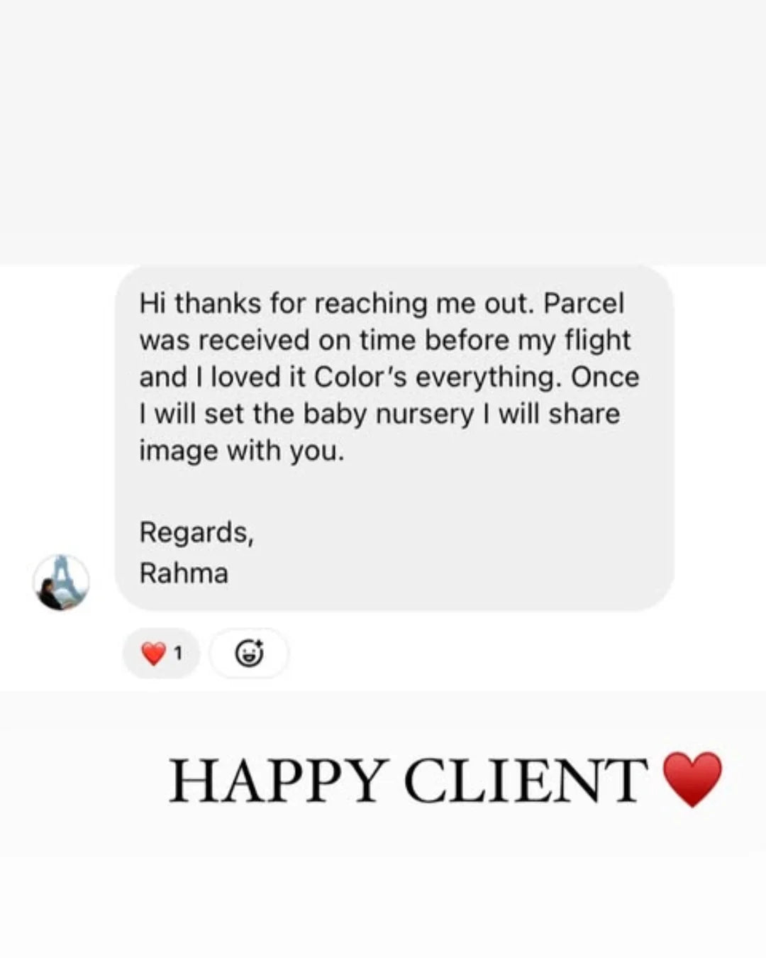 Customer review from The Holo Store