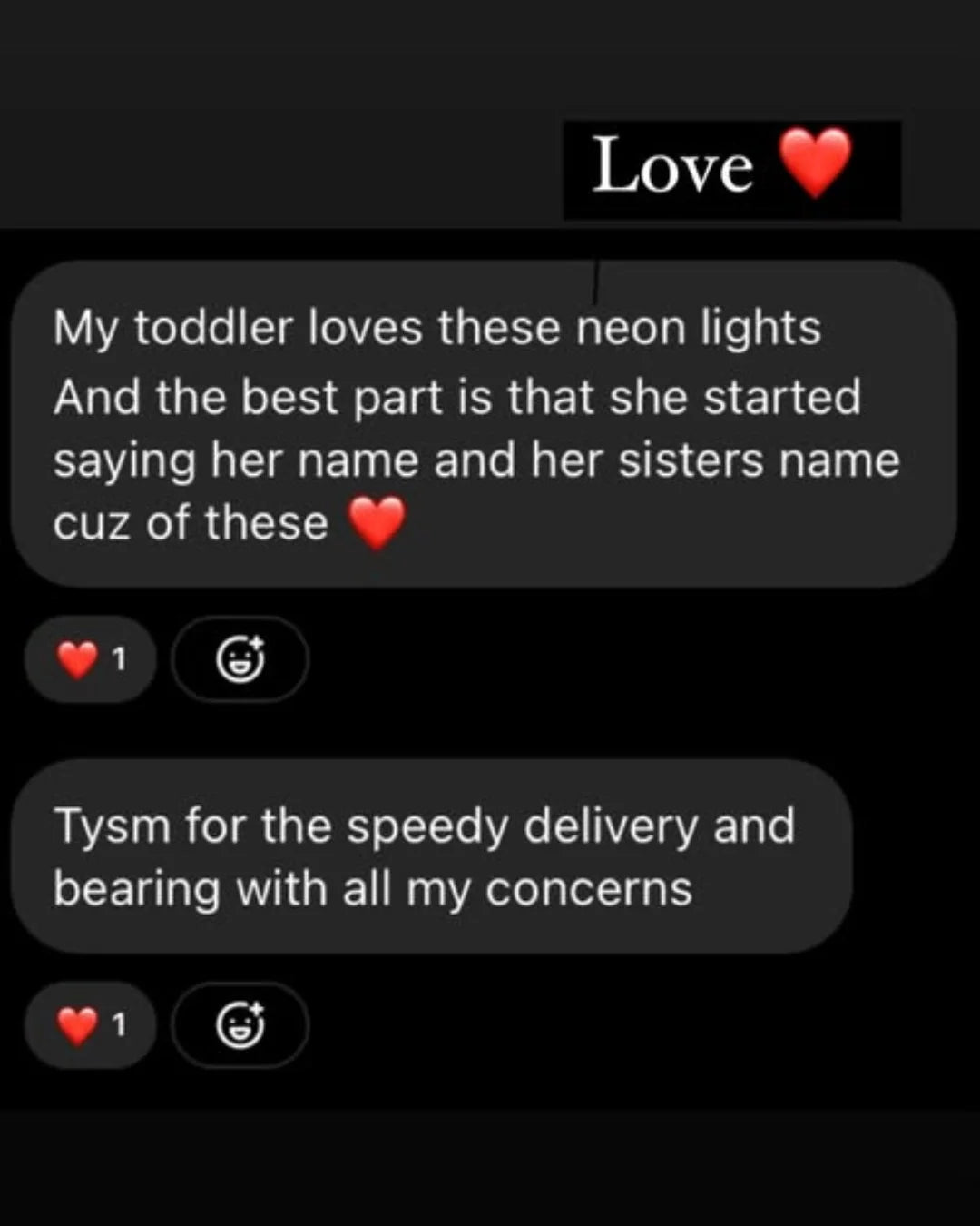 Customer review from The Holo Store