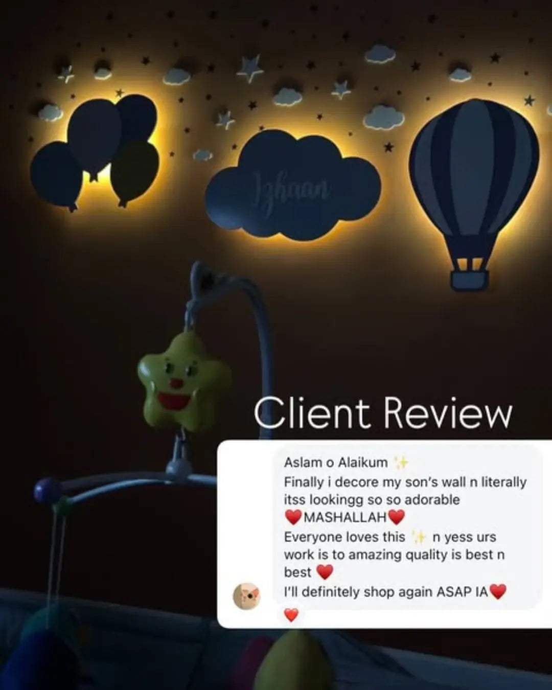 Customer review from The Holo Store