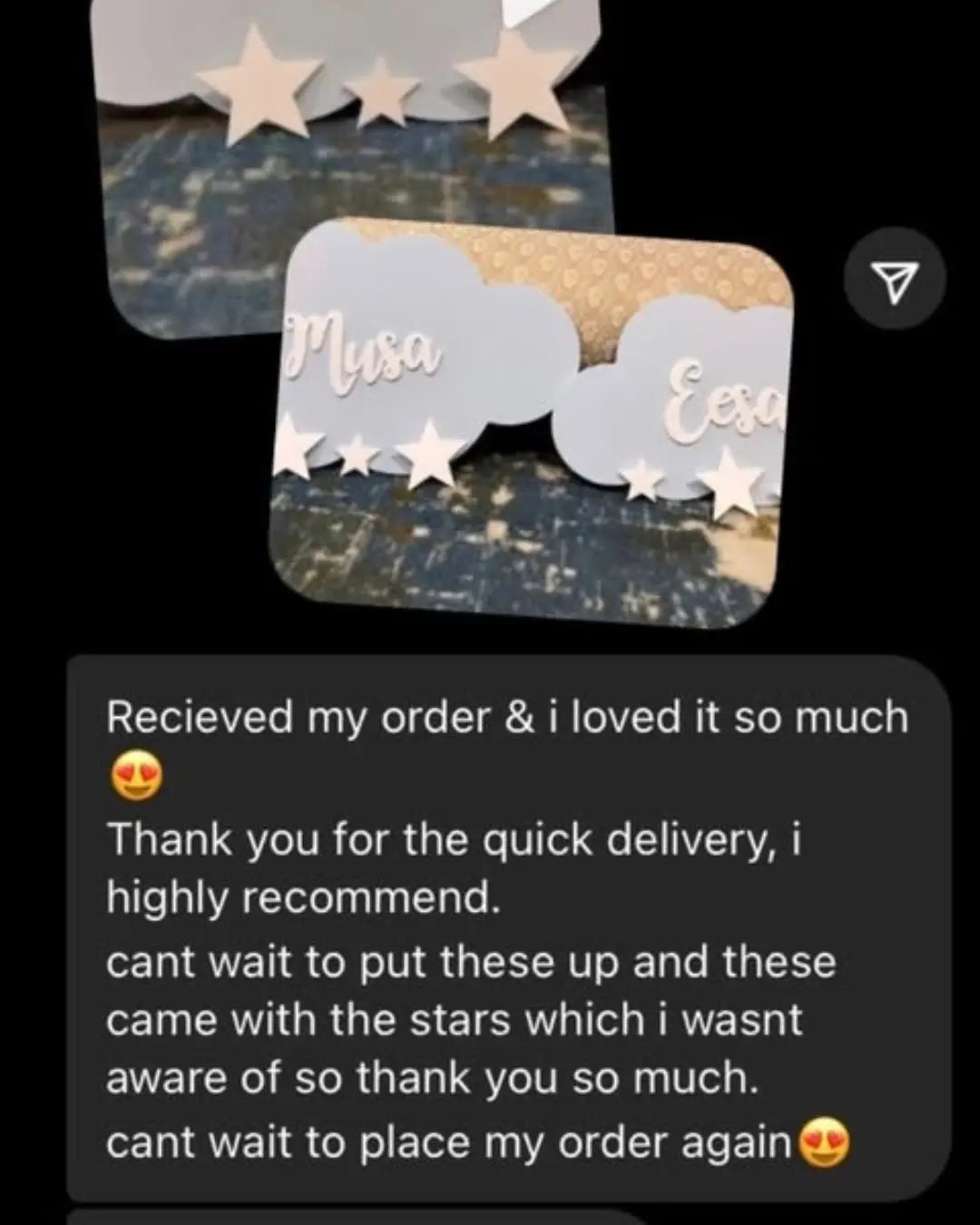 Customer review from The Holo Store