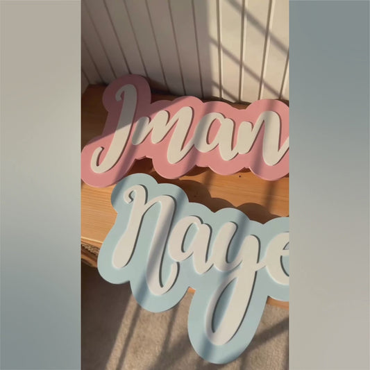 Name Sign - 18 Inches Wide